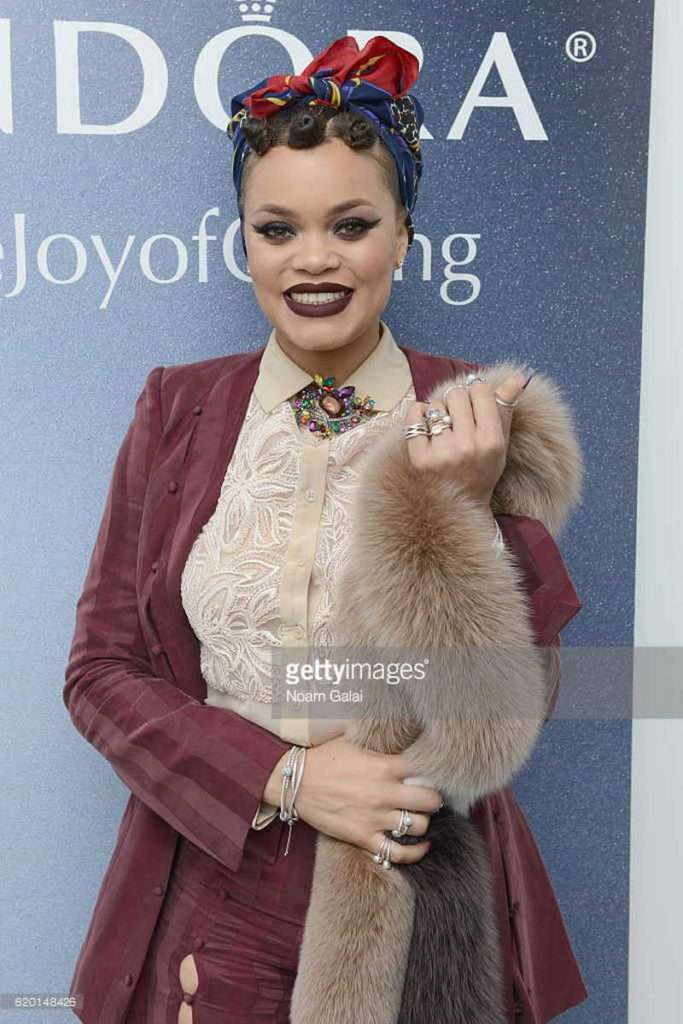 Blood and Honey - Singer Andra Day performs at PANDORA Jewelry VIP Holiday Event