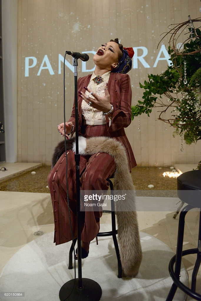 Blood and Honey - Singer Andra Day performs at PANDORA Jewelry VIP Holiday Event
