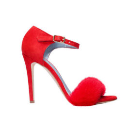 red mink sandals