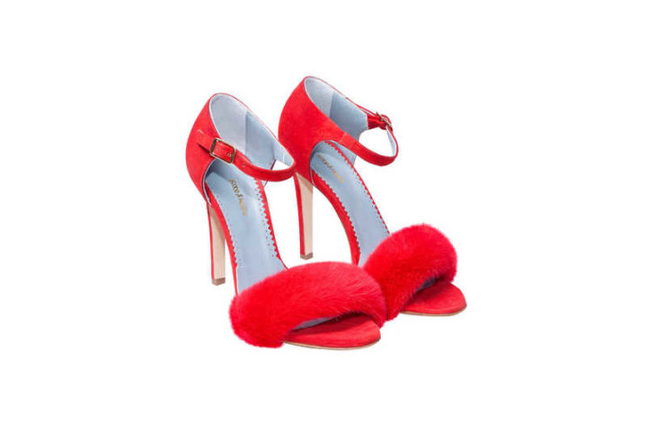 “RED MINK SANDALS” SHOES