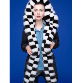 “Chess” Jacket with fur lining