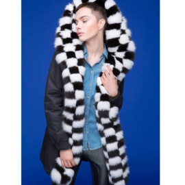 “Chess” Jacket with fur lining