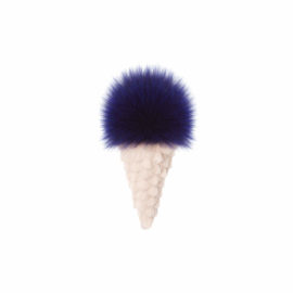 Blue ice cream trinket