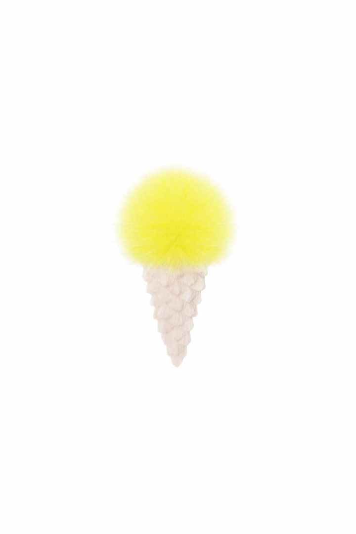 yellow ice cream