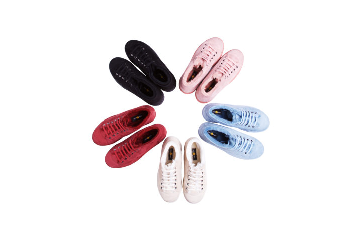 Light pink mouton sneakers