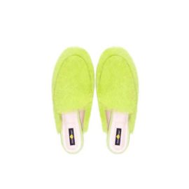 Lime green mules