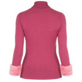 “Rasberry pink” sweater