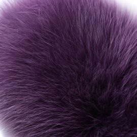 Violet fur hat