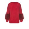 Rose artic fox sweater