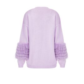 Lavender artic fox sweater