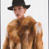 Upcycled Vintage Beige Fox Fur Coat